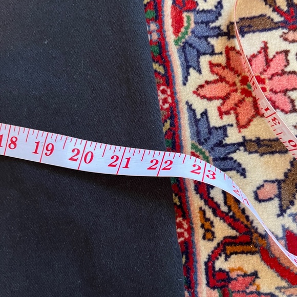 Zara 10/42 wide-leg black jeans with frayed hem - Picture 12 of 16